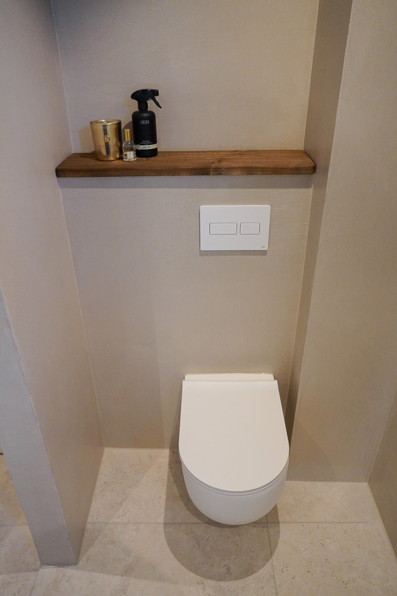 Toiletplank Weezee donkerbruin van Baan Woods