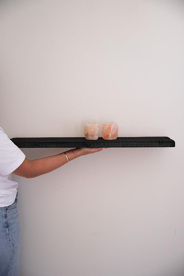 Badplank Bath in de kleur zwart van Baan Woods