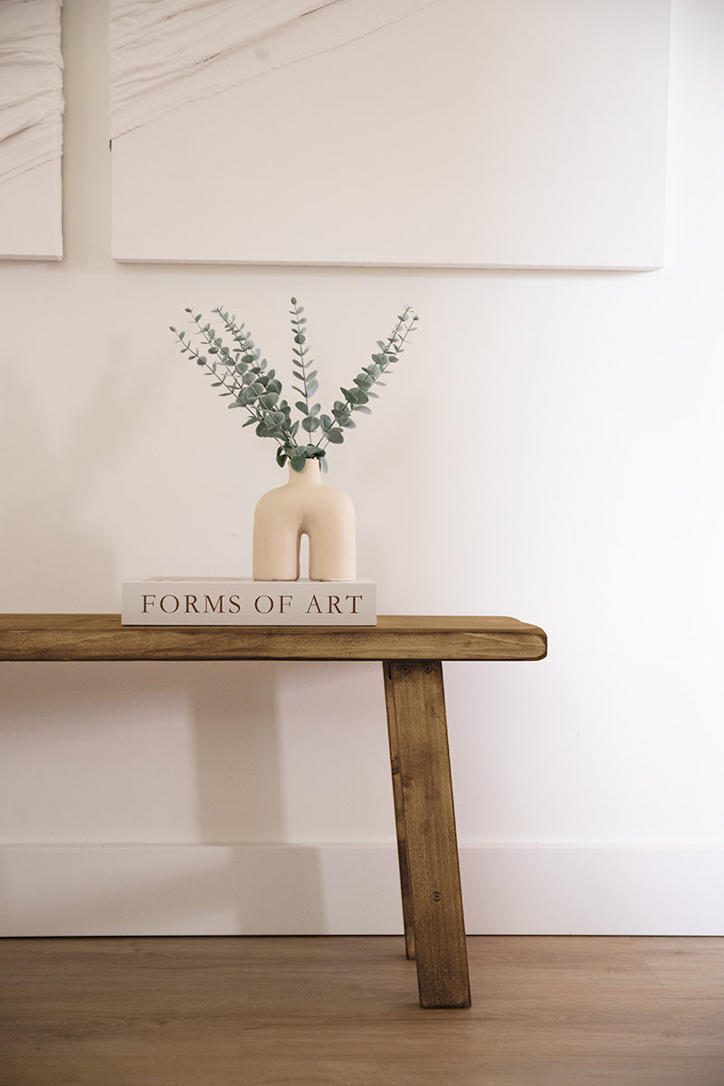 Houten bankje van Baan Woods, stijlvol en multifunctioneel