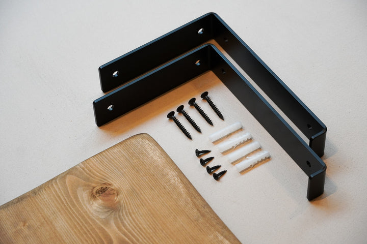 Bevestigingsmateriaal Wandplank Beugels Middenbruin Baan Woods