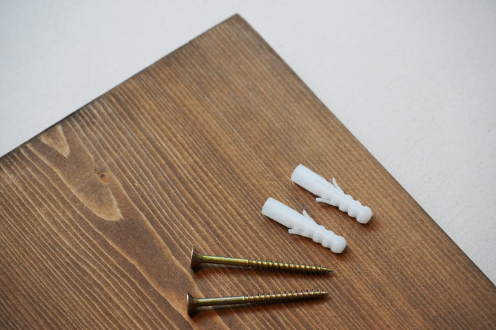 Bevestigingsmateriaal Wandplank Memory Donkerbruin Baan Woods