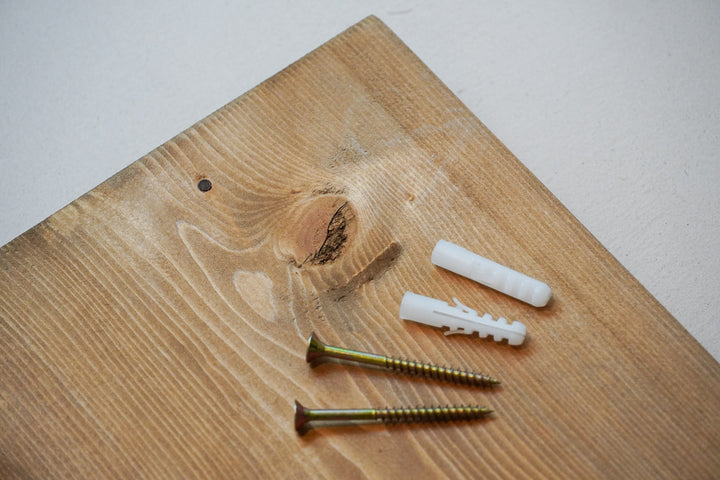 Bevestigingsmateriaal Wandplank Memory Middenbruin Baan Woods