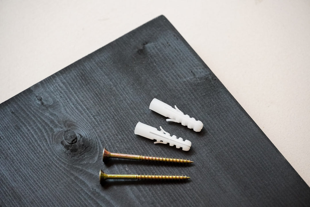 Bevestigingsmateriaal Wandplank Memory Zwart Baan Woods