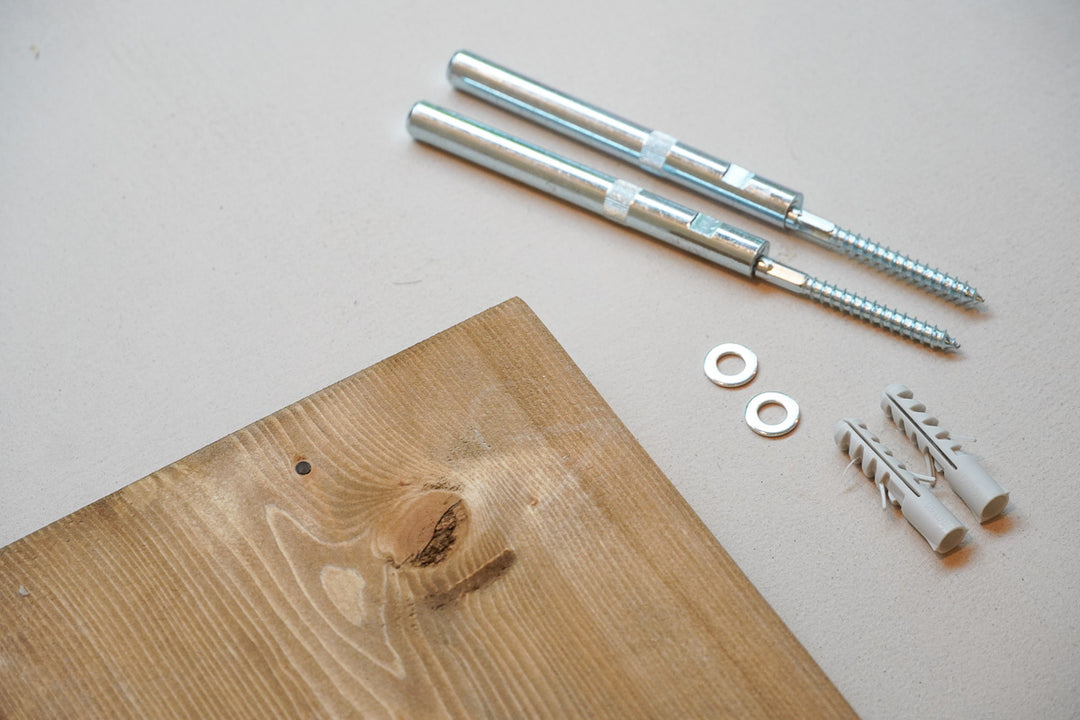 Bevestigingsmateriaal Wandplank West Middenbruin Baan Woods