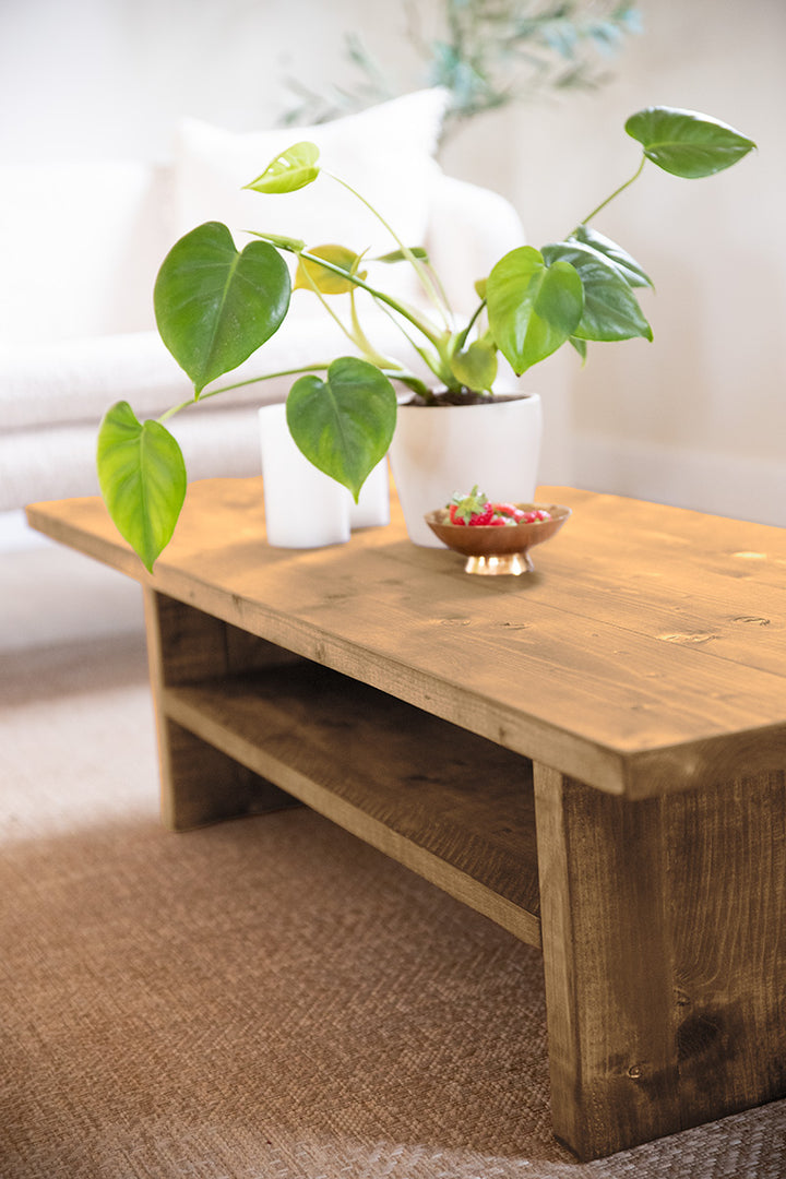 Salontafel Mine in de kleur middenbruin