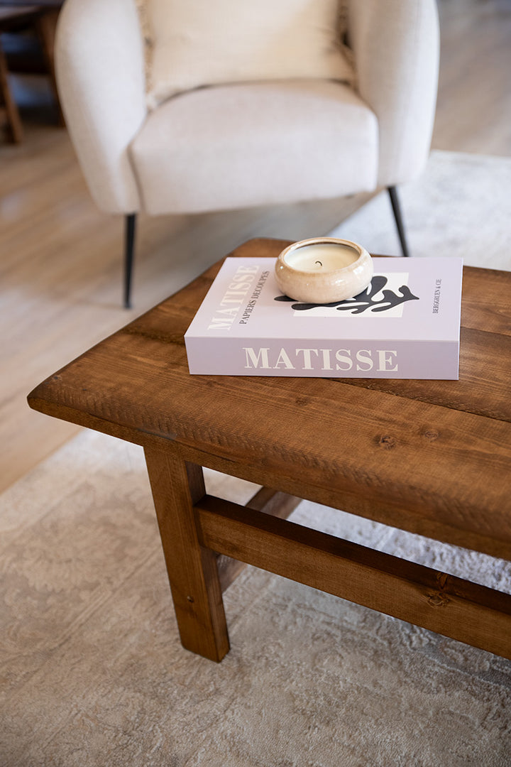 Salontafel Moos in licht interieur