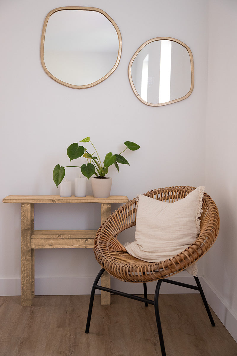 Houten wandtafel Baan, brengt warmte en karakter in je interieur