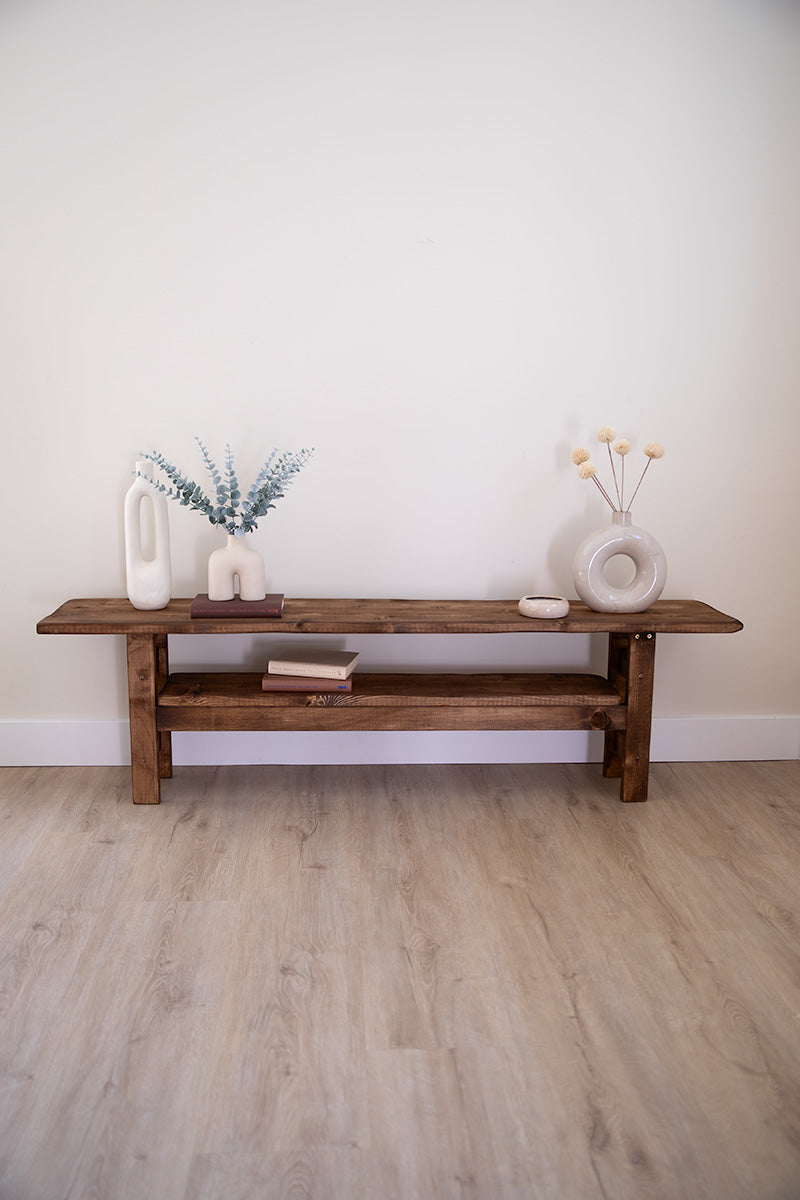 Sidetable Wolf van Baan Woods, laag en lang model 