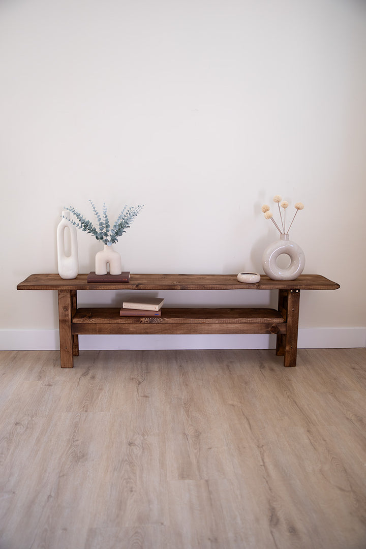 Sidetable Wolf van Baan Woods, laag en lang model 