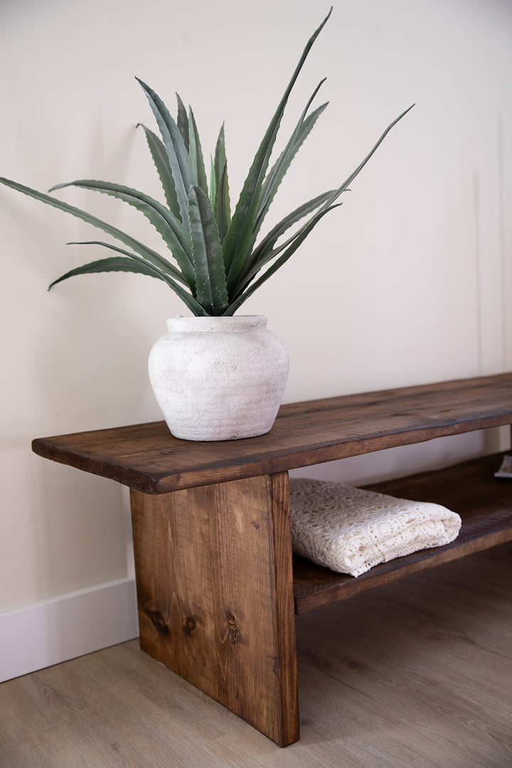 Houten tv-meubel, mooi passend in moderne en landelijke interieurs