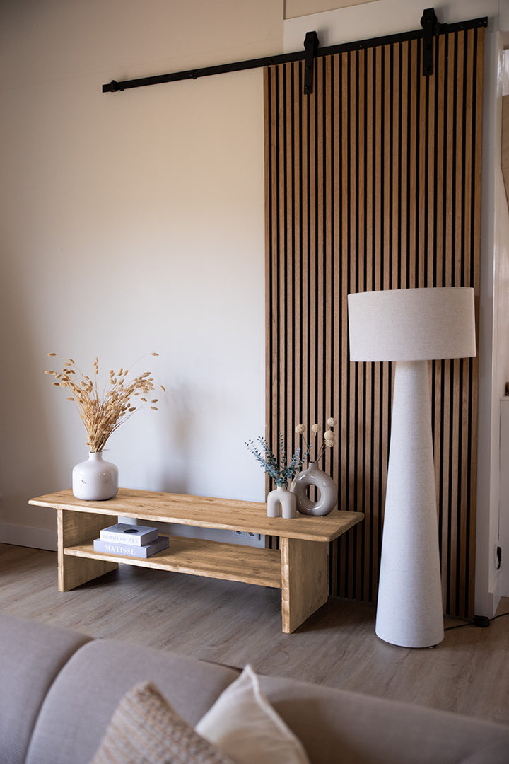 Baan Woods tv-meubel van duurzaam massief hout