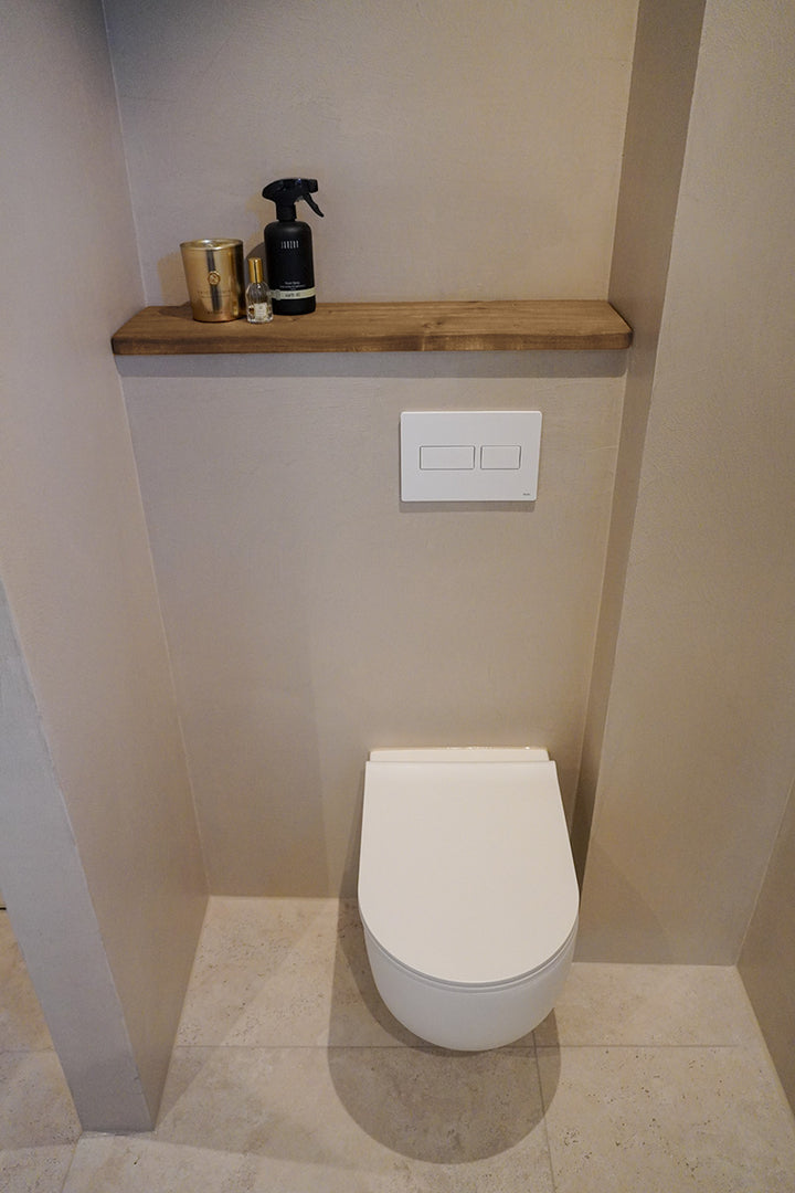 Toiletplank van Baan Woods in de kleur middenbruin