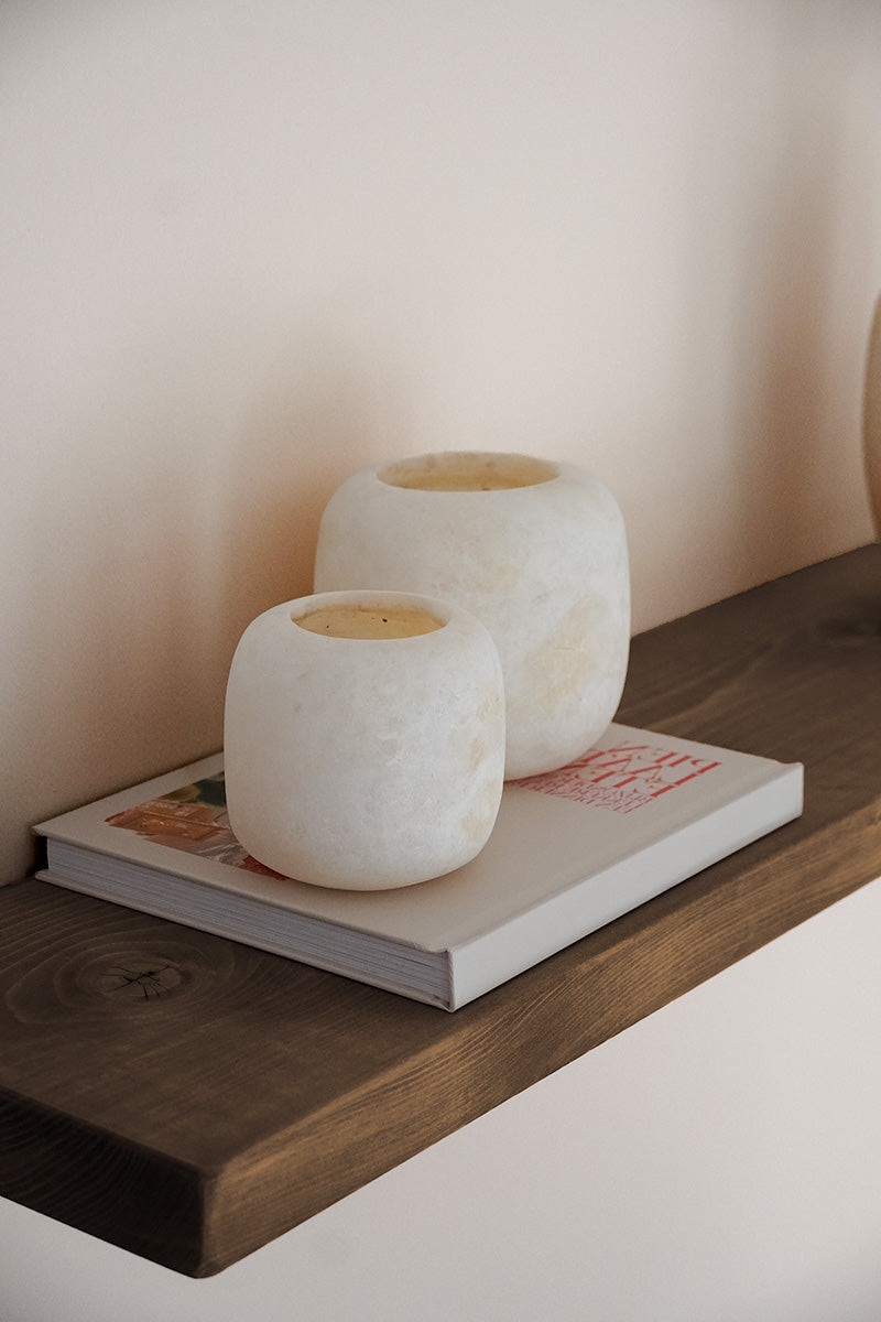 Wandplank met accessoires 