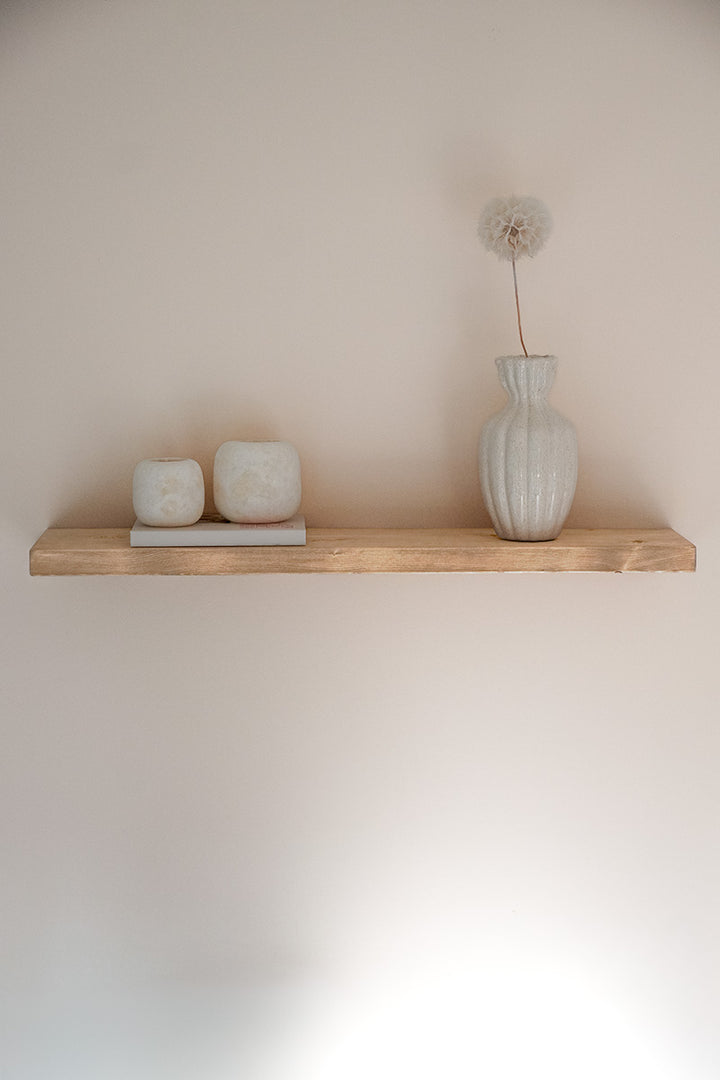 Wandplank Bay Lichtbruin