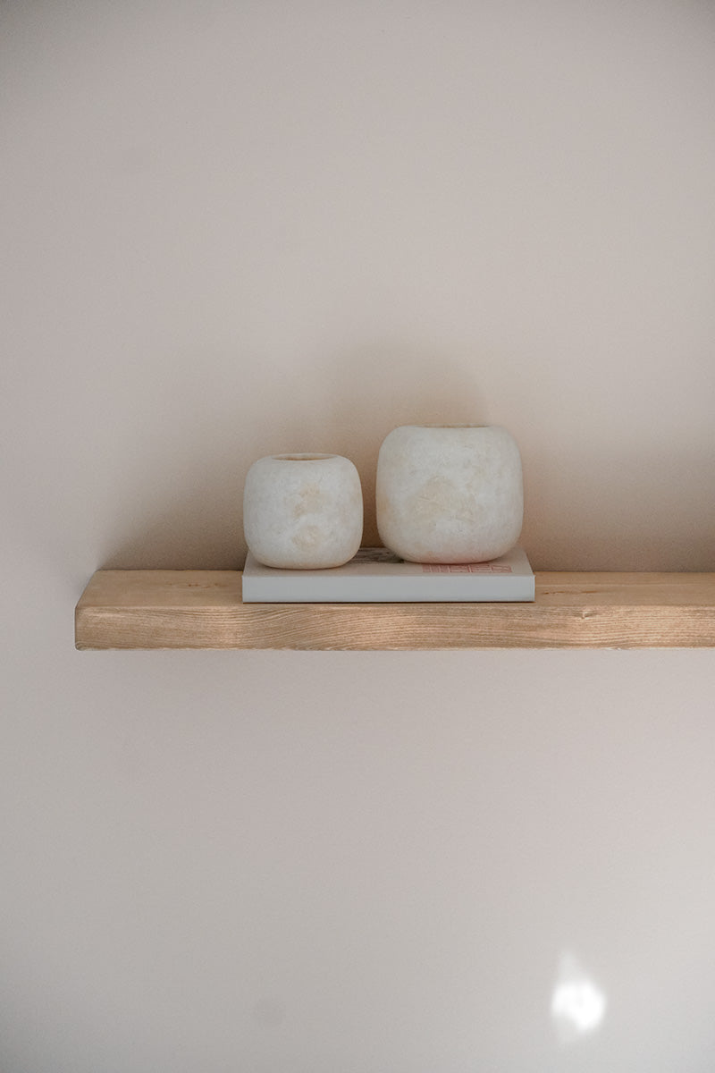 Wandplank Bay Lichtbruin