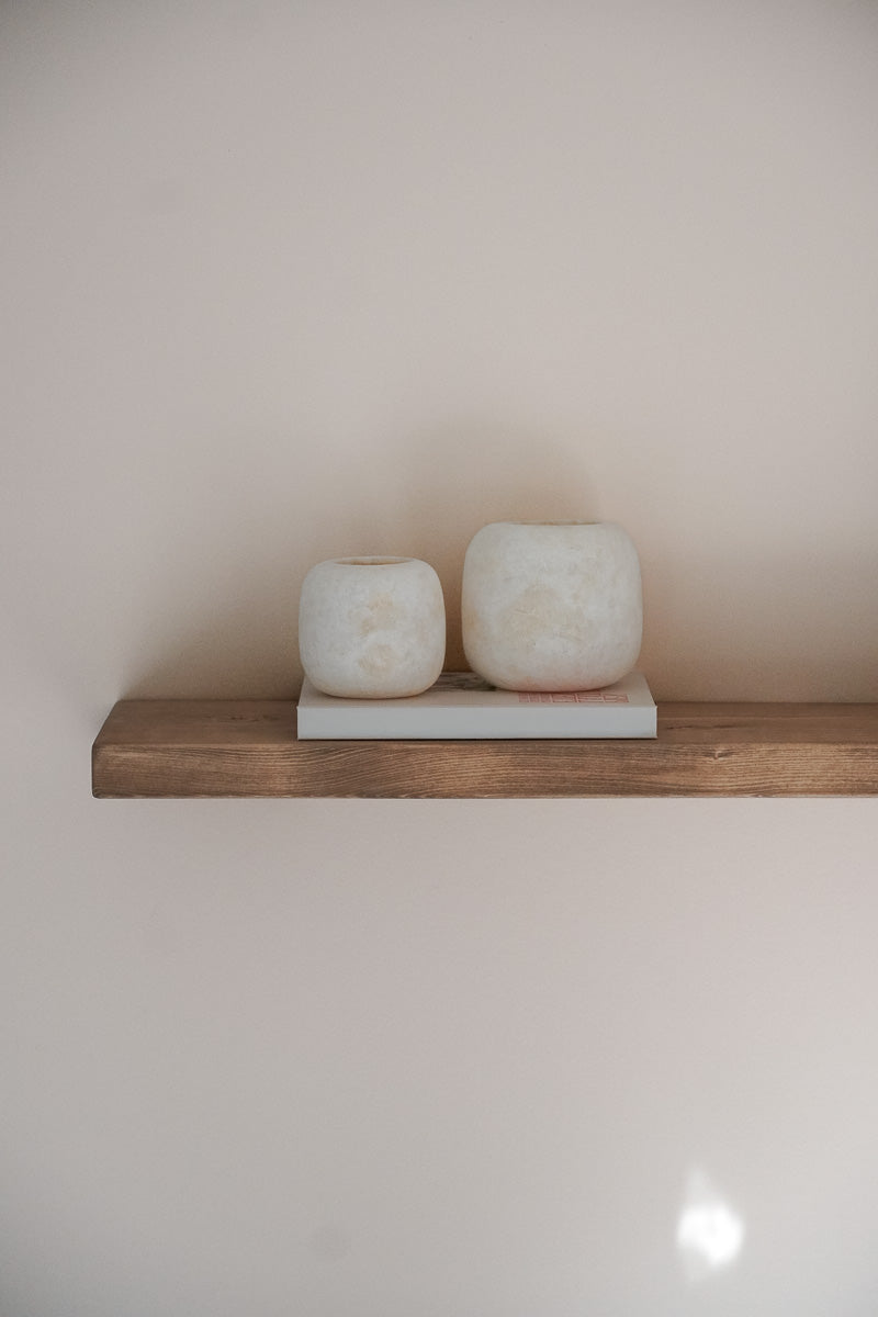 Wandplank Bay in de kleur middenbruin
