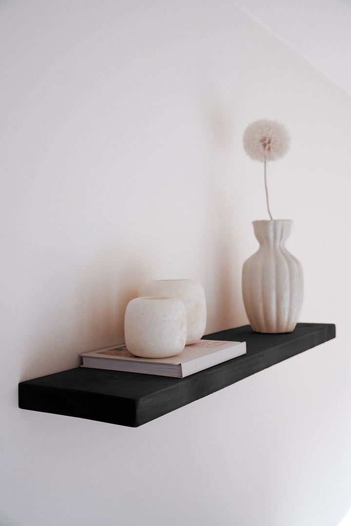 Wandplank Bay Zwart