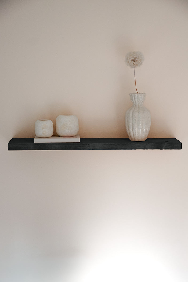 Wandplank Bay Zwart