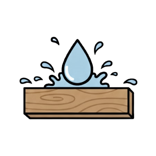 De houten meubels van Baan Woods zijn waterafstotend